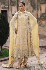 3-Pc Stitched Embroidered Printed Chiffon Collection VSL6-13P