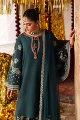 3-PC Embroidered Raw-Silk Suit CMA-6-207