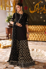 3-PC Embroidered Raw-Silk Suit CMA-6-203
