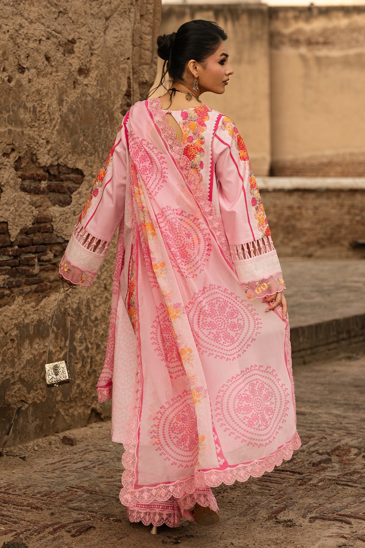 3-PC Stitched Embroidered Lawn  CC6-26P