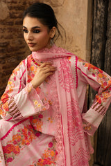 3-PC Stitched Embroidered Lawn  CC6-26P