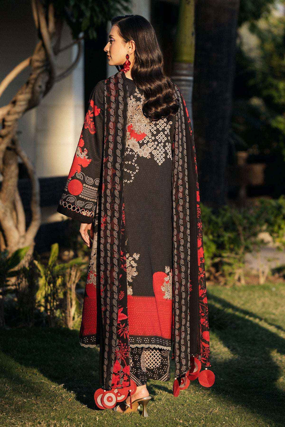 3-PC Stitched Printed  Lawn  SLC27-15P