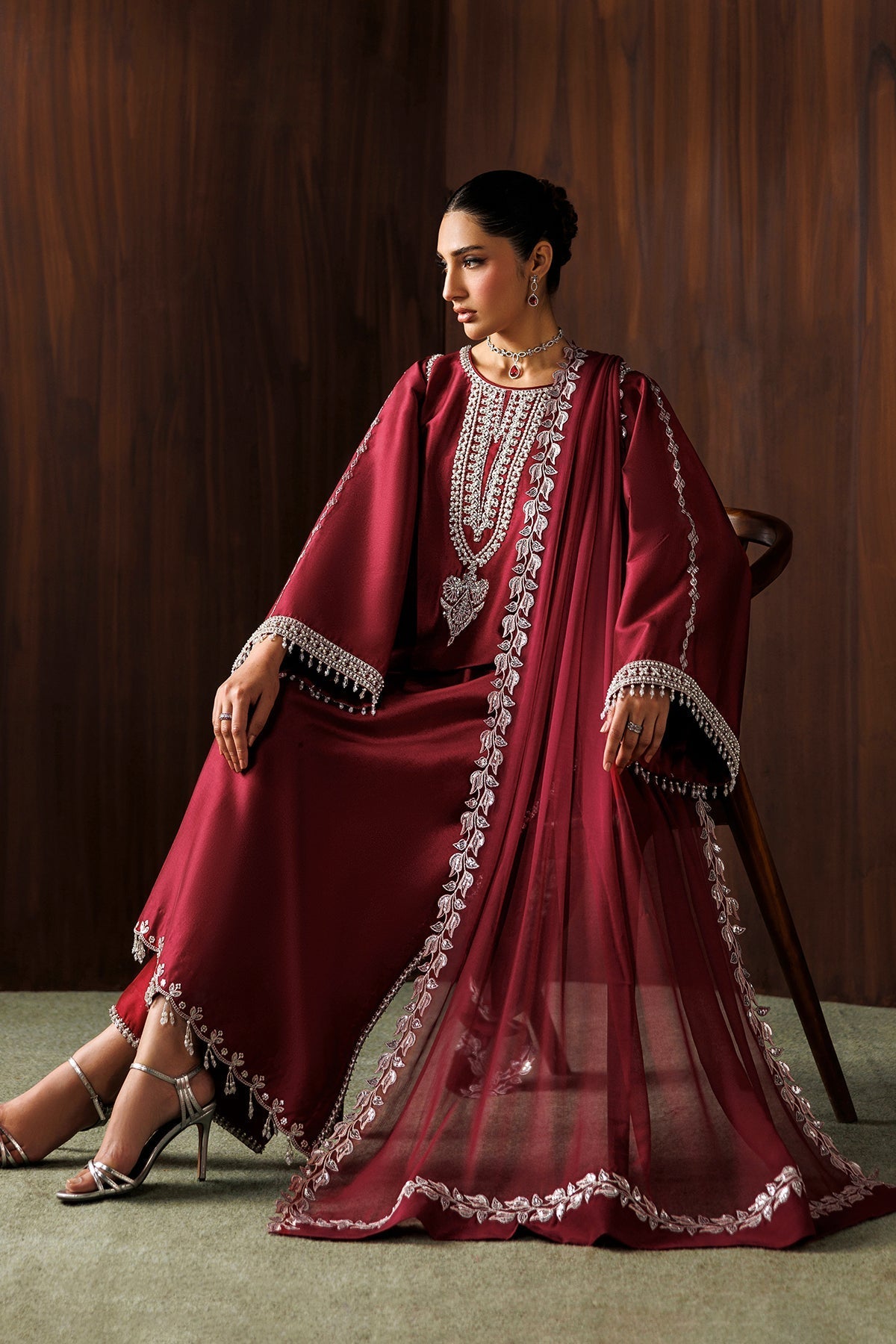 EMBROIDERED SHEESHA SILK PR-1289