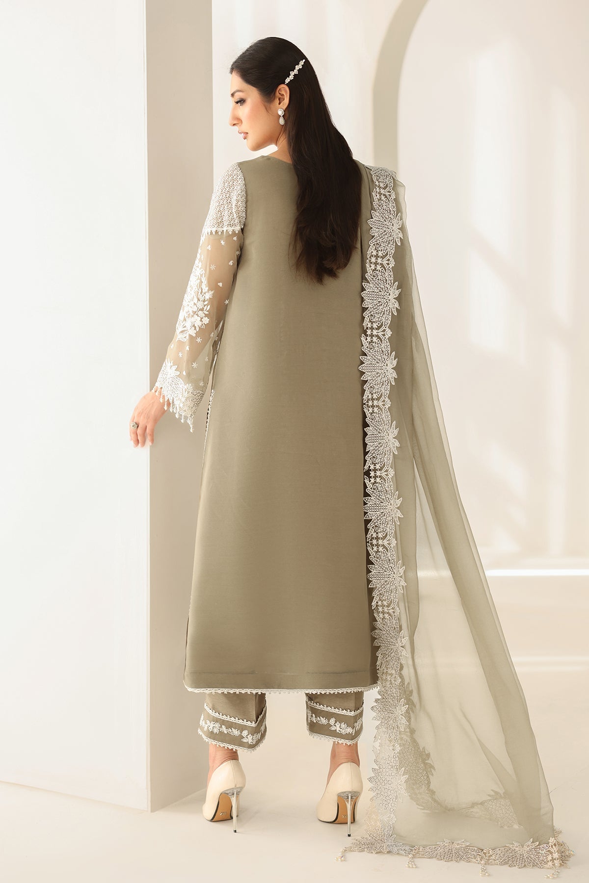 EMBROIDERED CHIFFON PR-1155