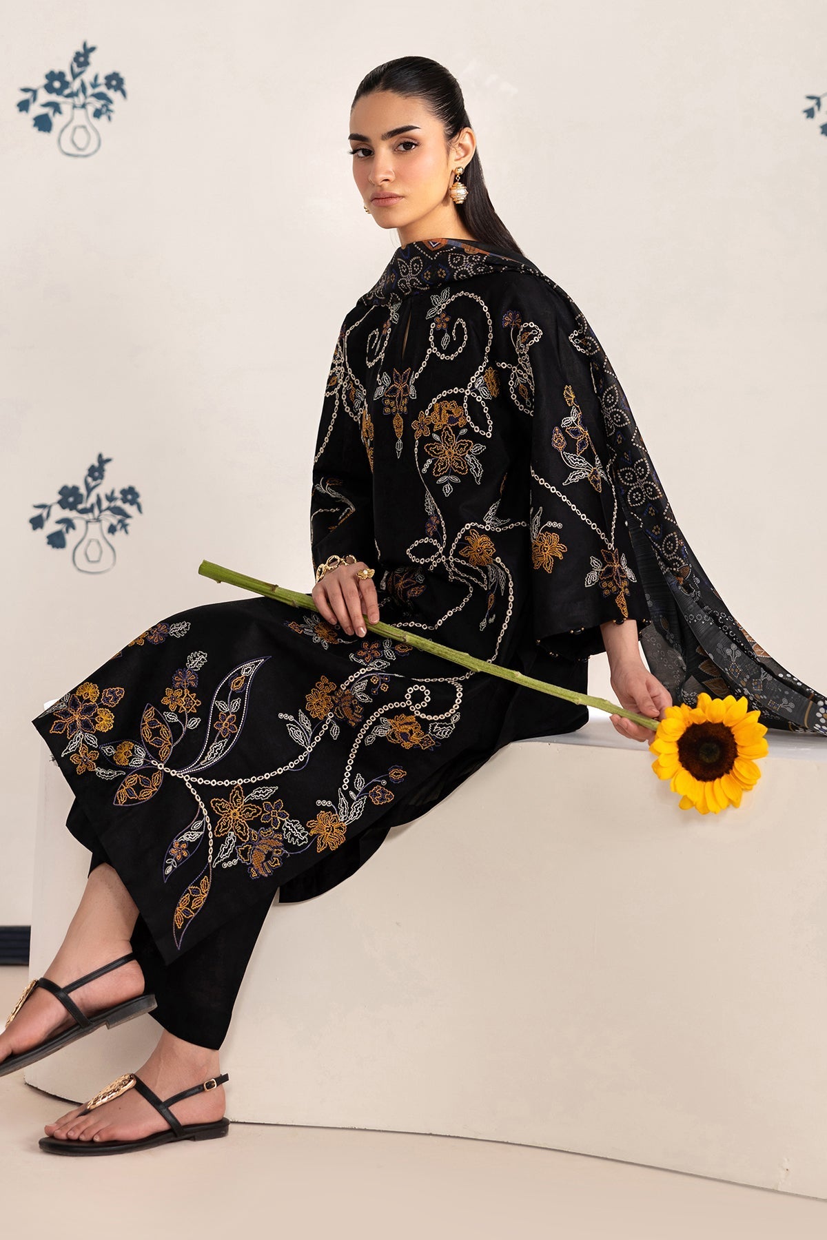 EMBROIDERED LAWN PR-1331