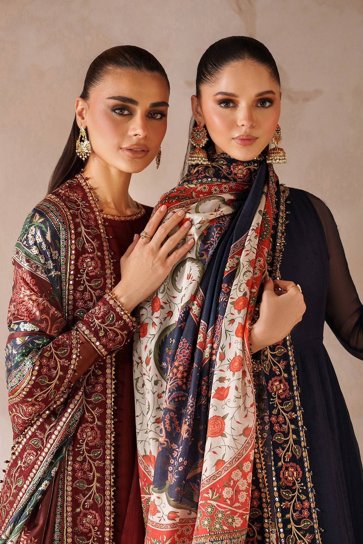 EMBROIDERED CHIFFON PR-1203