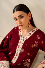EMBROIDERED RAW SILK PR-1177