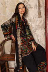 3-PC Stitched Embroidered Linen Collection CCW7-01P