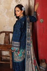 3-PC Stitched Embroidered Linen Collection  ANW7-09P
