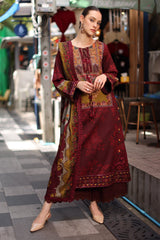 3-PC Stitched Embroidered Linen Collection  ANW7-03P