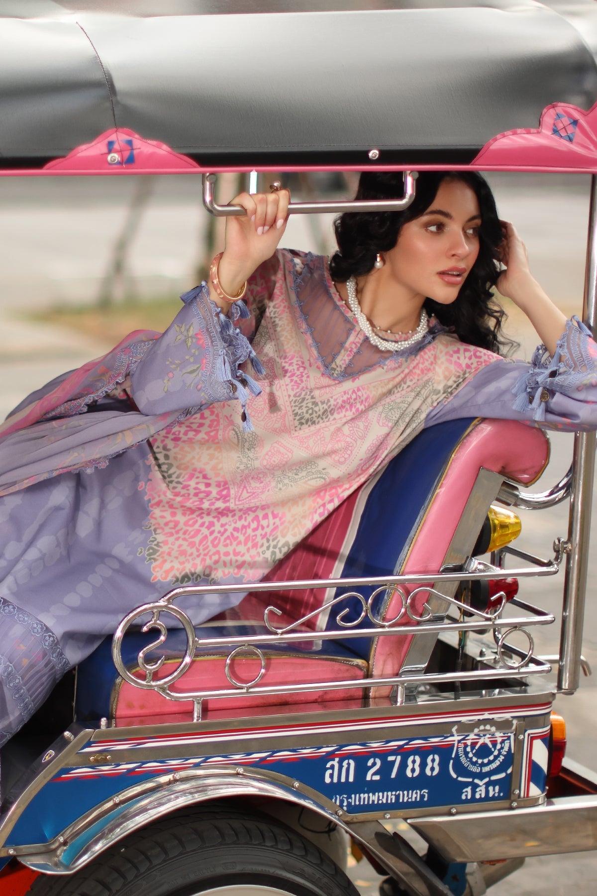 3-PC Stitched Embroidered Lawn  CC6-22P