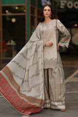 3-PC Stitched Embroidered Lawn Collection IN6-01P