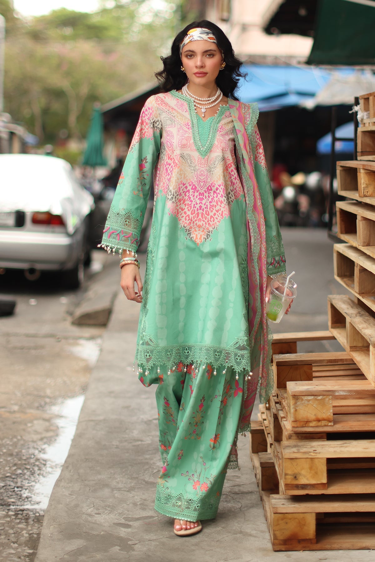 3-PC Stitched Lawn CS6-05P