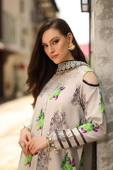 3-PC Stitched Embroidered Lawn  CC6-23P