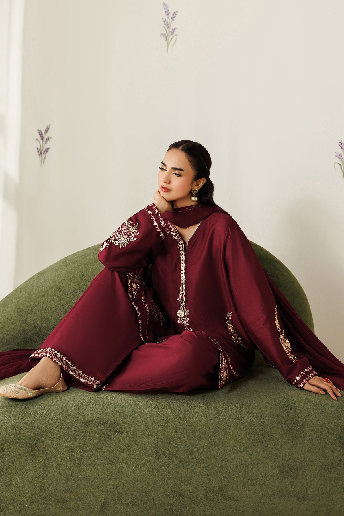 EMBROIDERED JACQUARD PR-1263