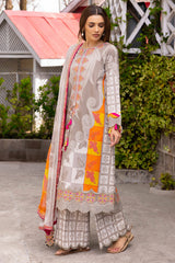 3-PC Stitched Embroidered Lawn Collection CRB6-16P