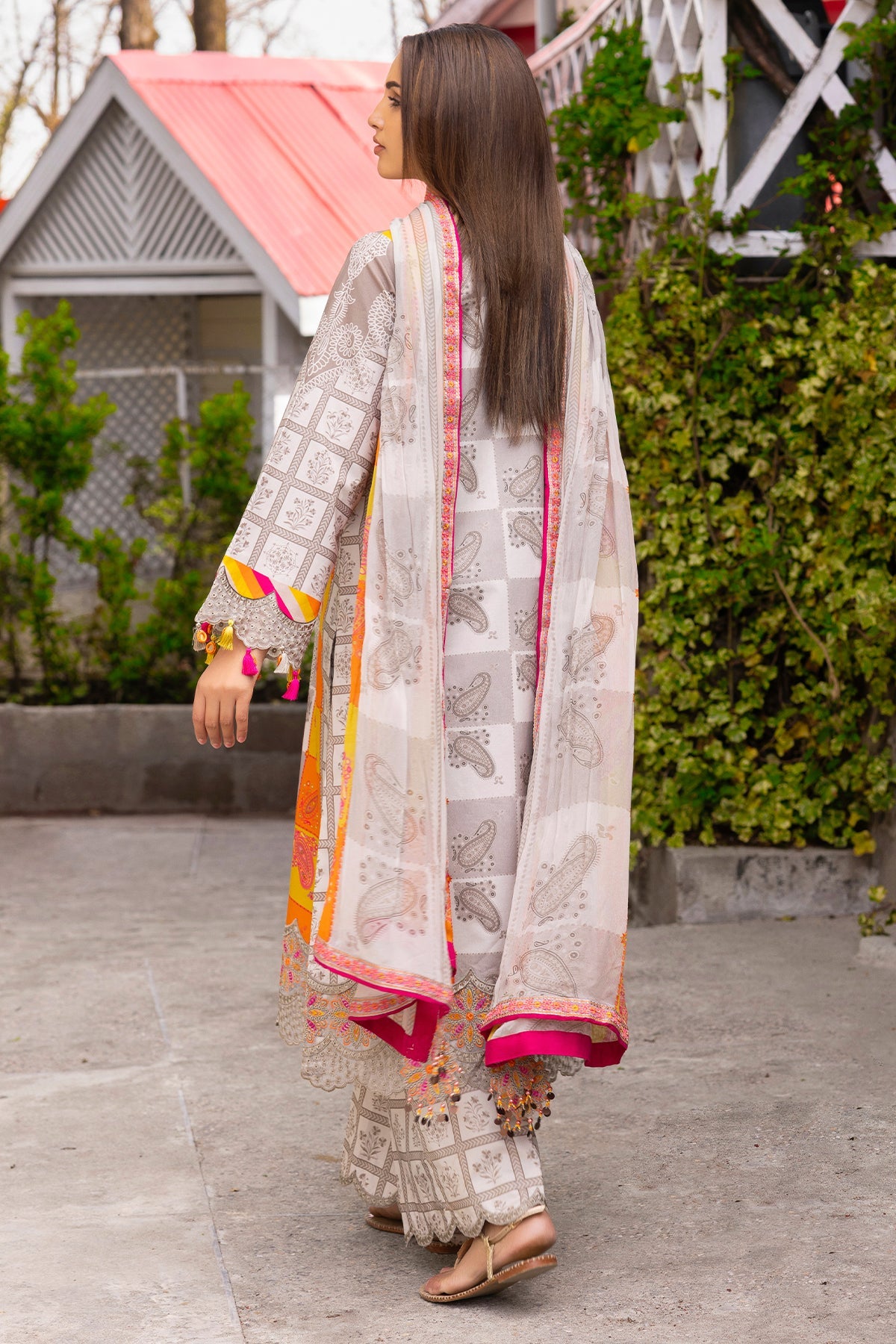 3-PC Stitched Embroidered Lawn Collection CRB6-16P