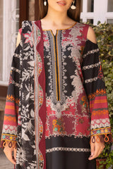 3-PC Stitched Embroidered Lawn Collection CRB6-17P