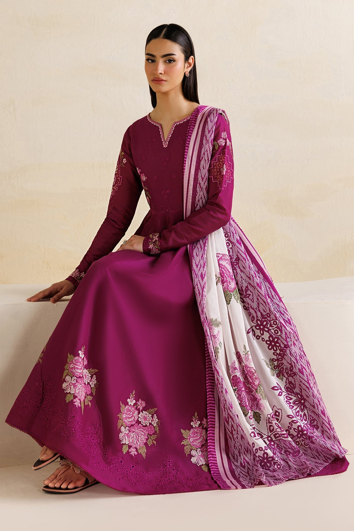 EMBROIDERED LAWN PR-1334