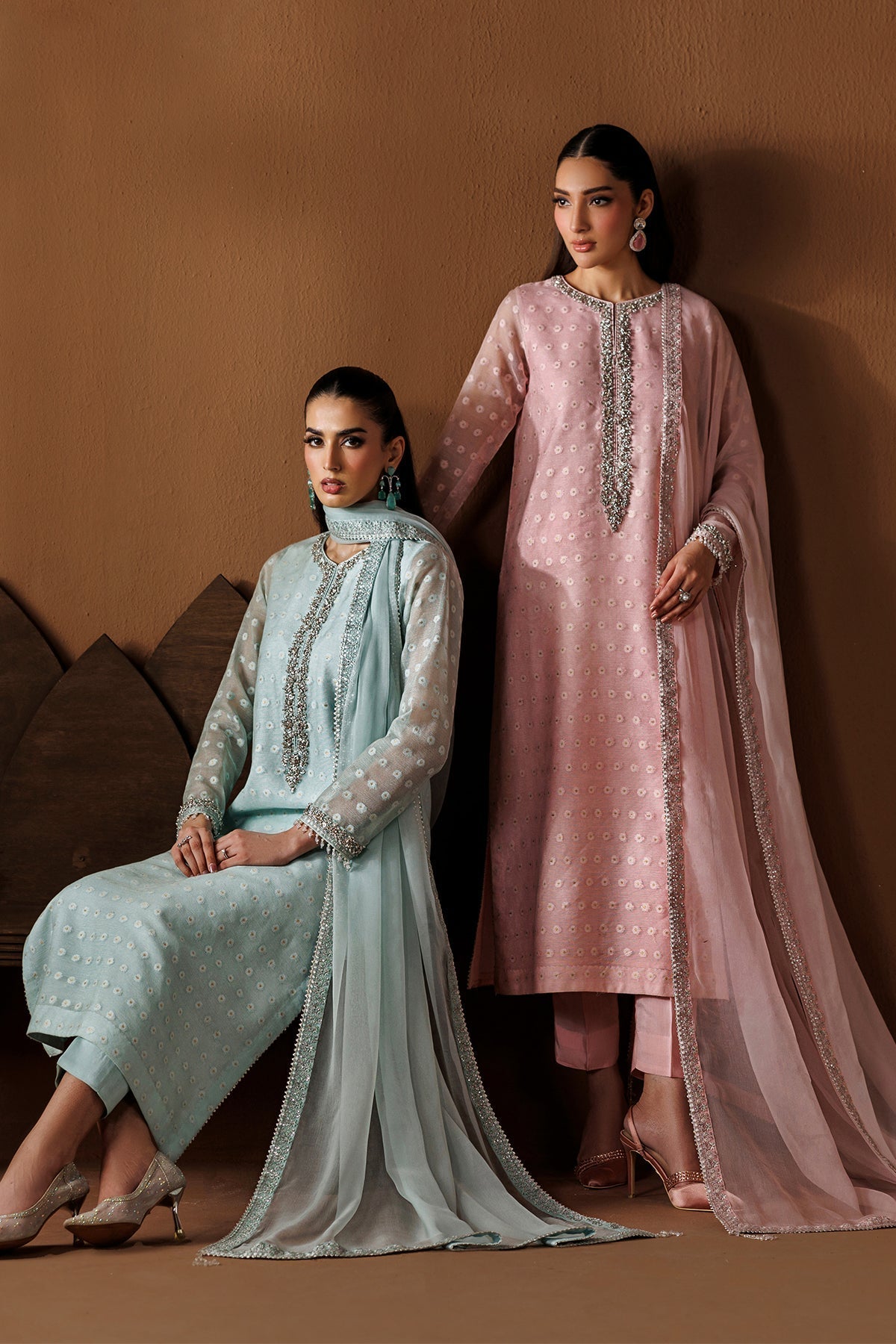 EMBROIDERED COTTON NET PR-1286