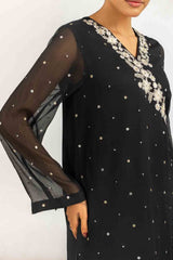 3PC Chiffon Embroidered Suit