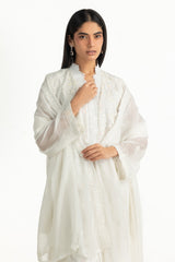 3PC Chiffon Embroidered Suit