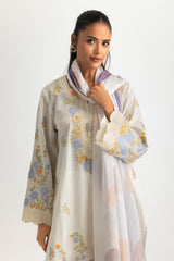 3PC Cross Hatch Embroidered Suit