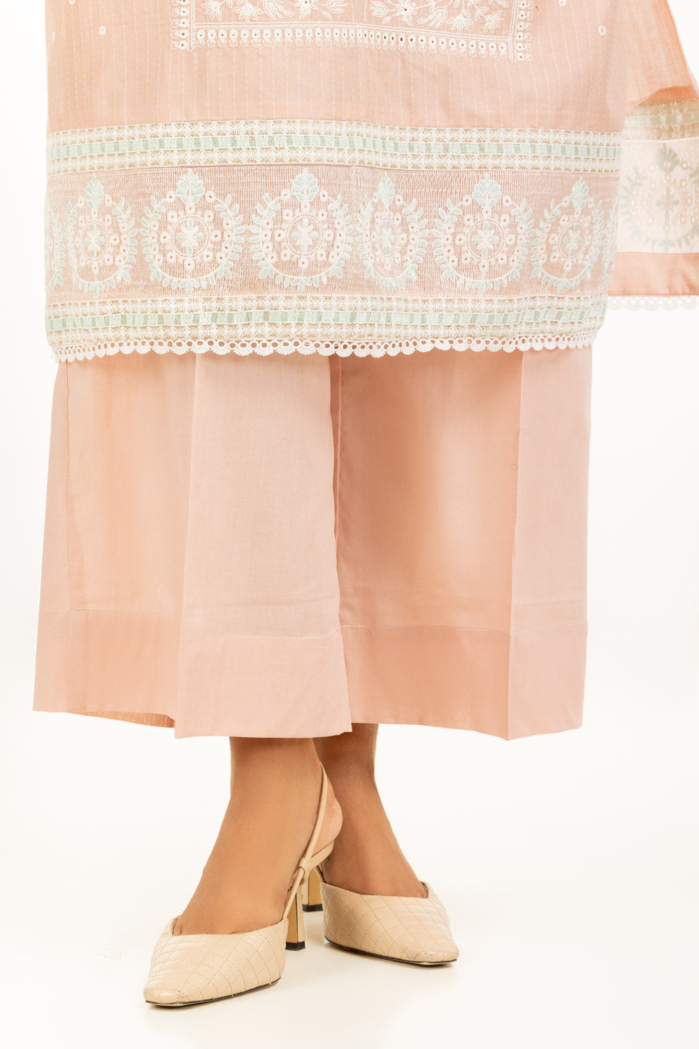 3PC Dobby Embroidered Suit