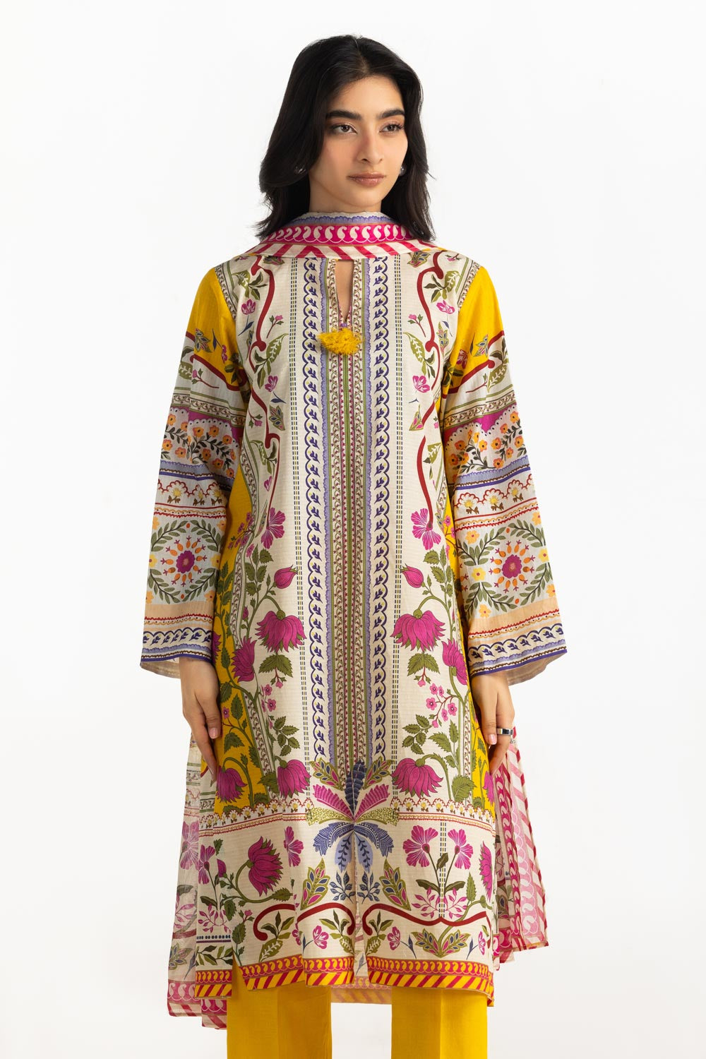3PC Dobby Printed Suit