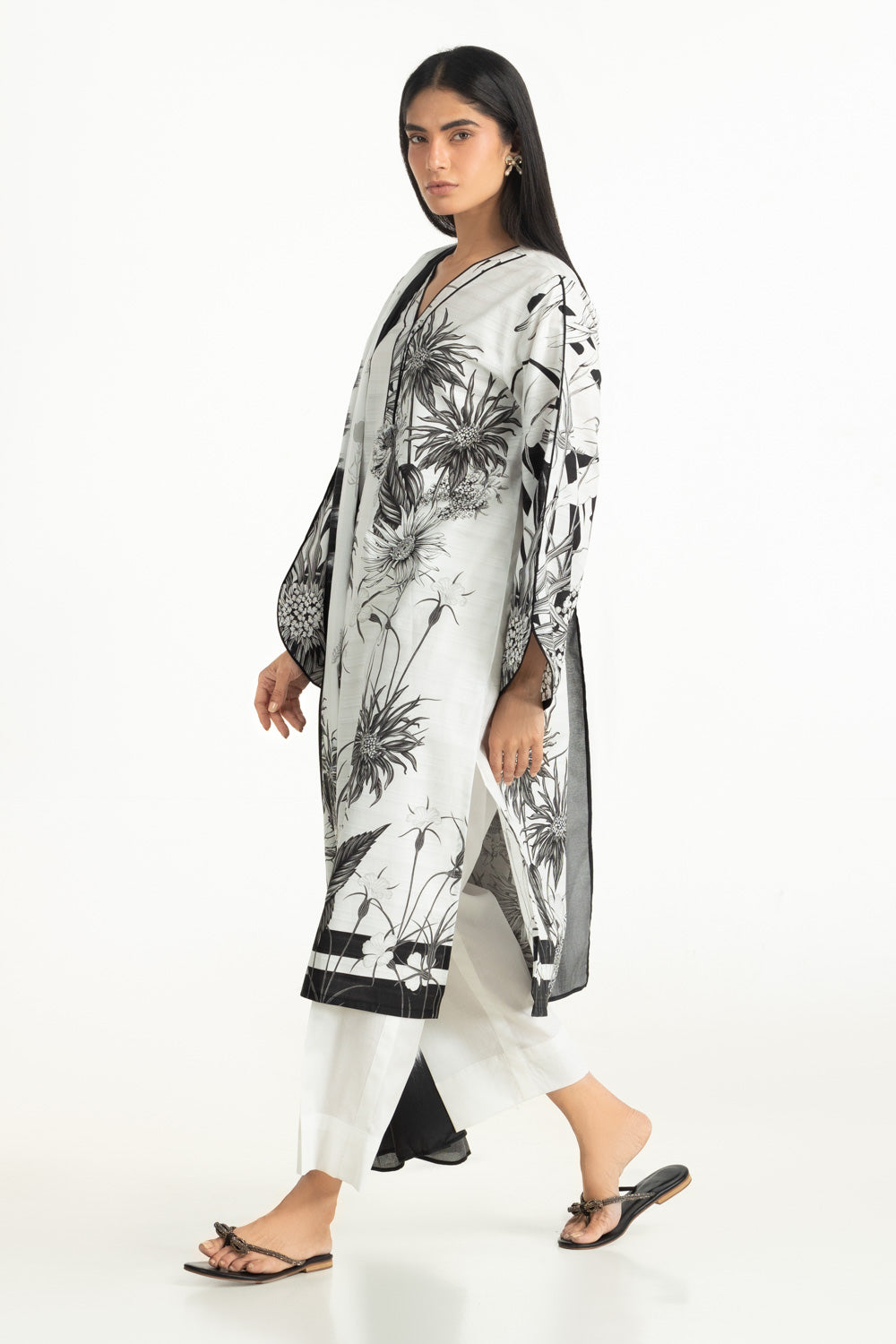 3PC Dobby Printed Suit
