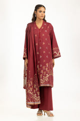 3PC Doria Lawn Jacquard Suit