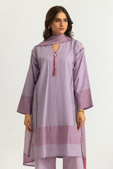 3PC Jacquard Block Printed Suit