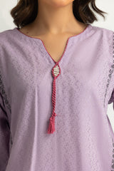 3PC Jacquard Block Printed Suit