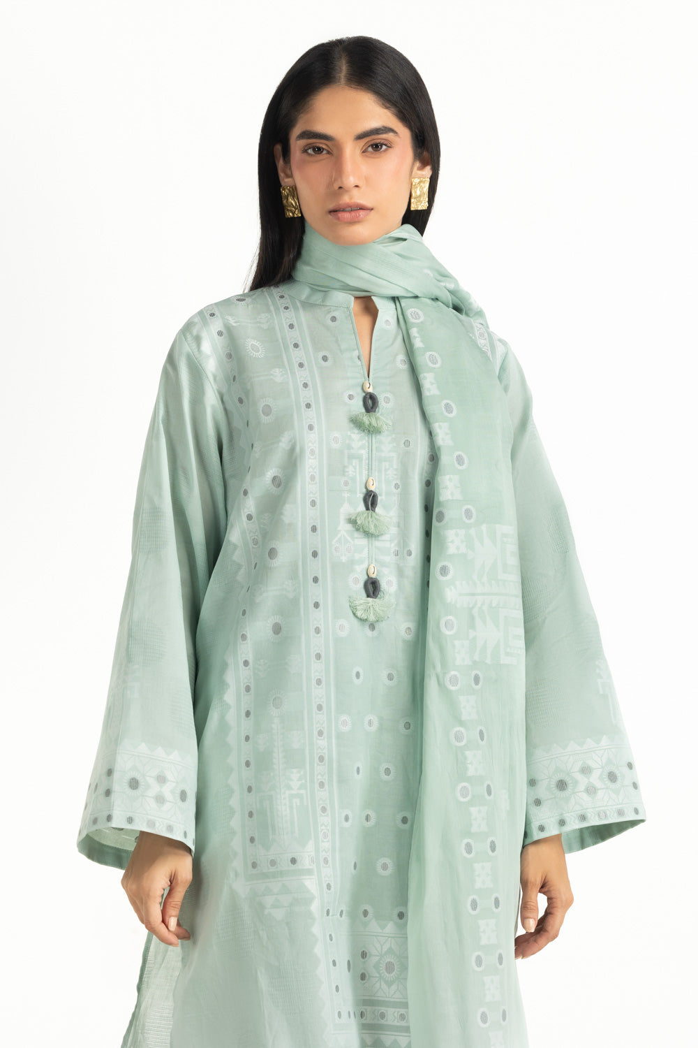 3PC Jacquard Dyed Suit