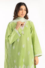 3PC Jacquard Embroidered Suit