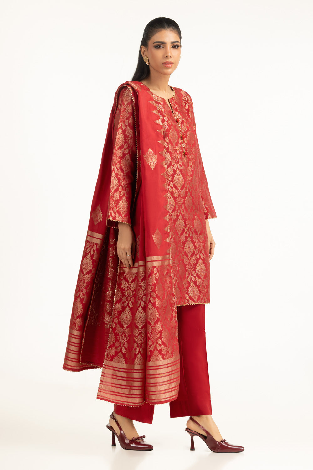 3PC Jacquard Suit