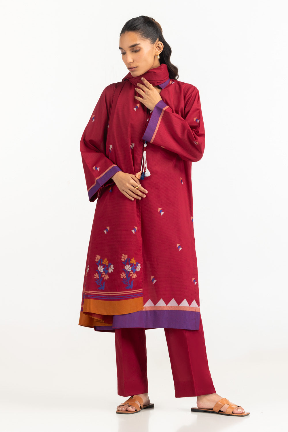 3PC Jacquard Suit