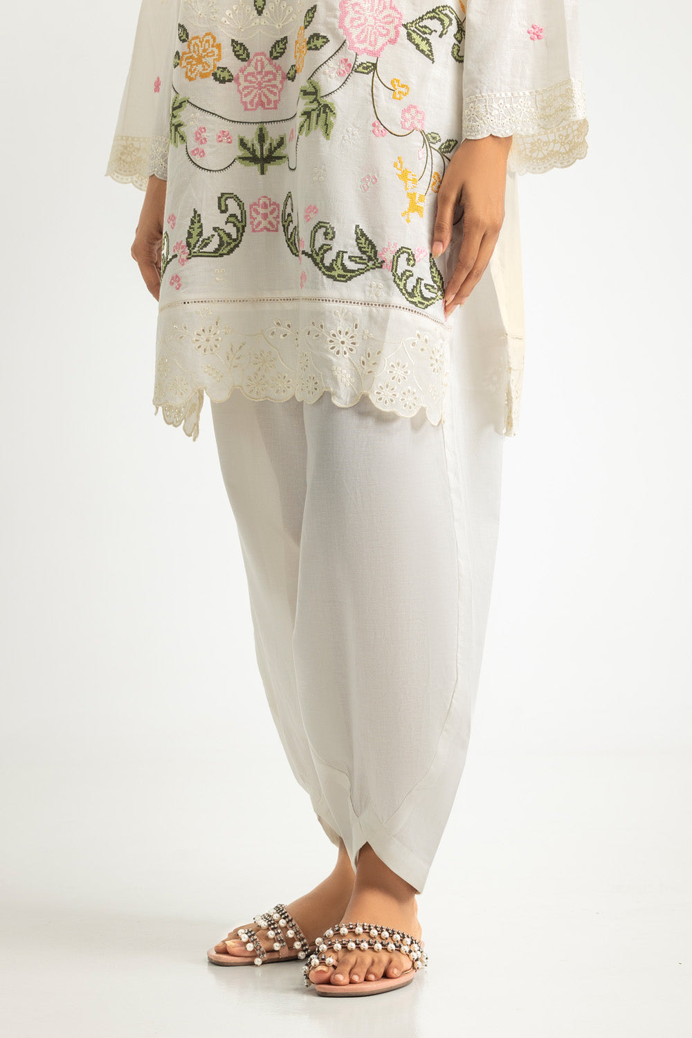 3PC Karandi Embroidered Suit