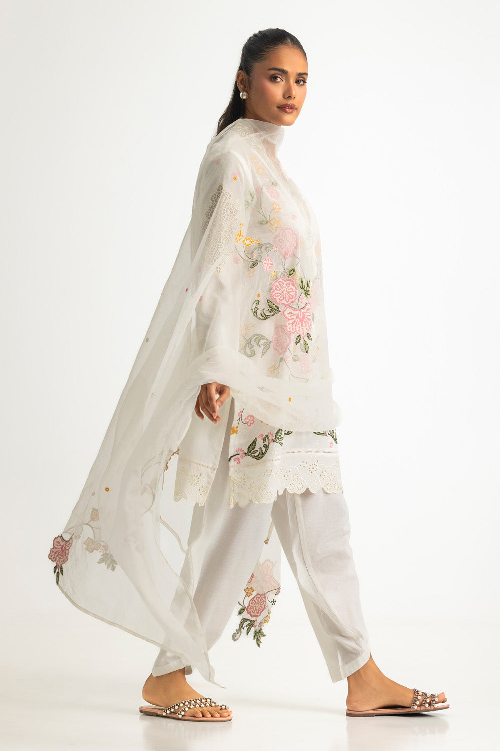 3PC Karandi Embroidered Suit
