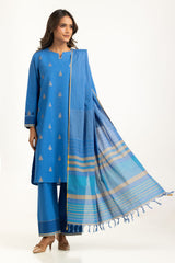 3PC Khaddar Block Printed Suit