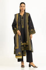 3PC Khaddar Printed Suit
