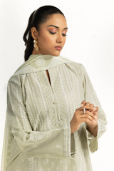 3PC Lawn Embroidered Suit