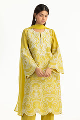3PC Lawn Embroidered Suit