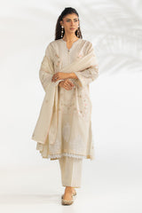 3PC Lawn Embroidered Suit