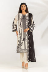 3PC Lawn Embroidered Suit