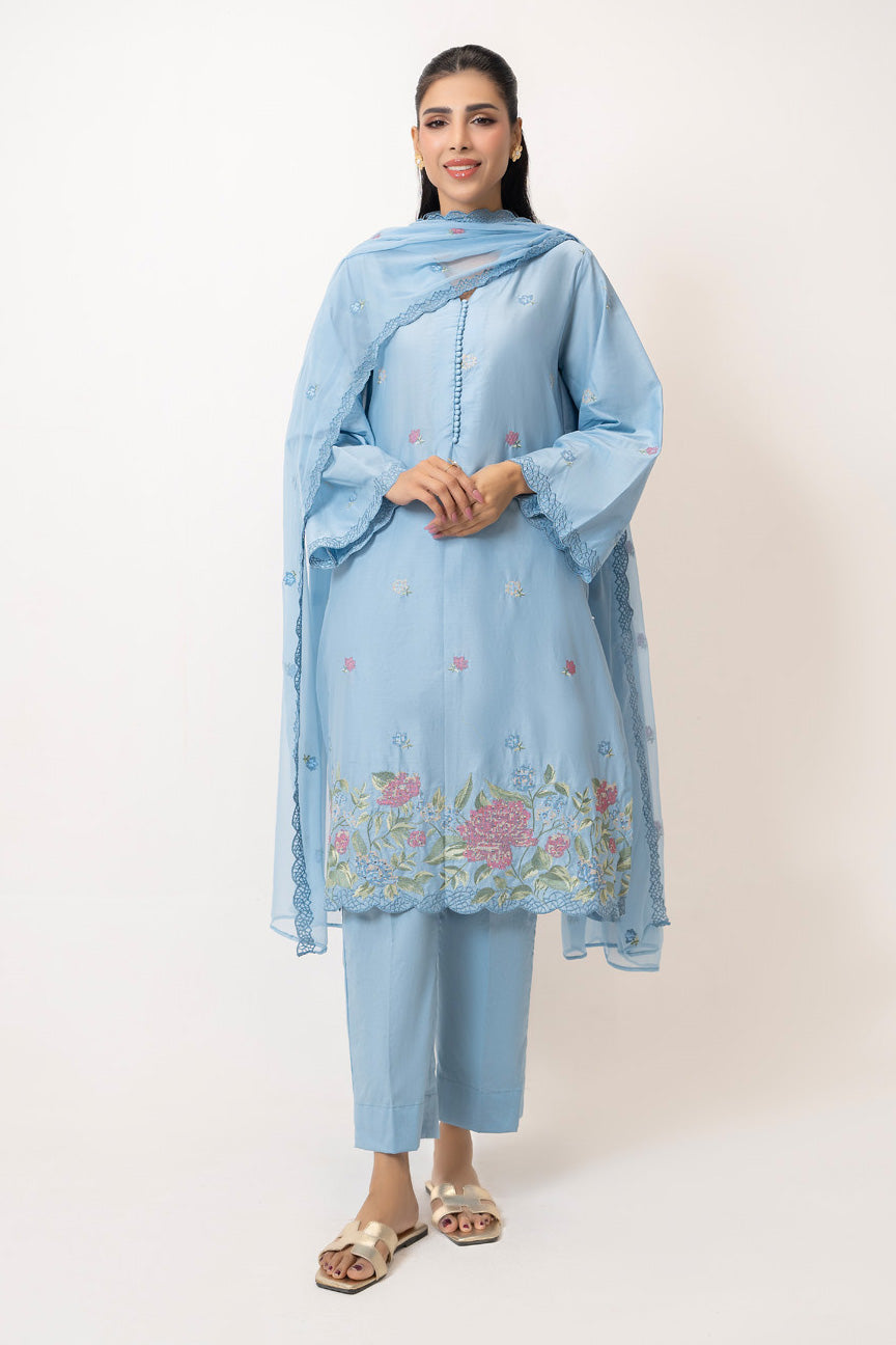 3PC Lawn Embroidered Suit