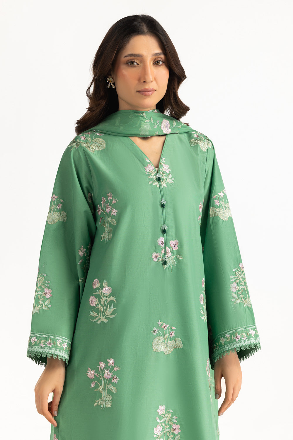 3PC Lawn Embroidered Suit