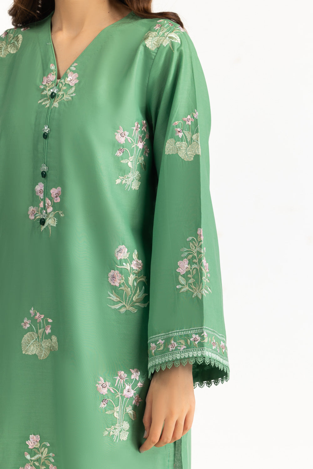 3PC Lawn Embroidered Suit