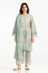3PC Lawn Embroidered Suit