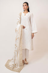 3PC Lawn Embroidered Suit